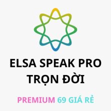 Nâng cấp Elsa Speak Pro trọn đời chính chủ