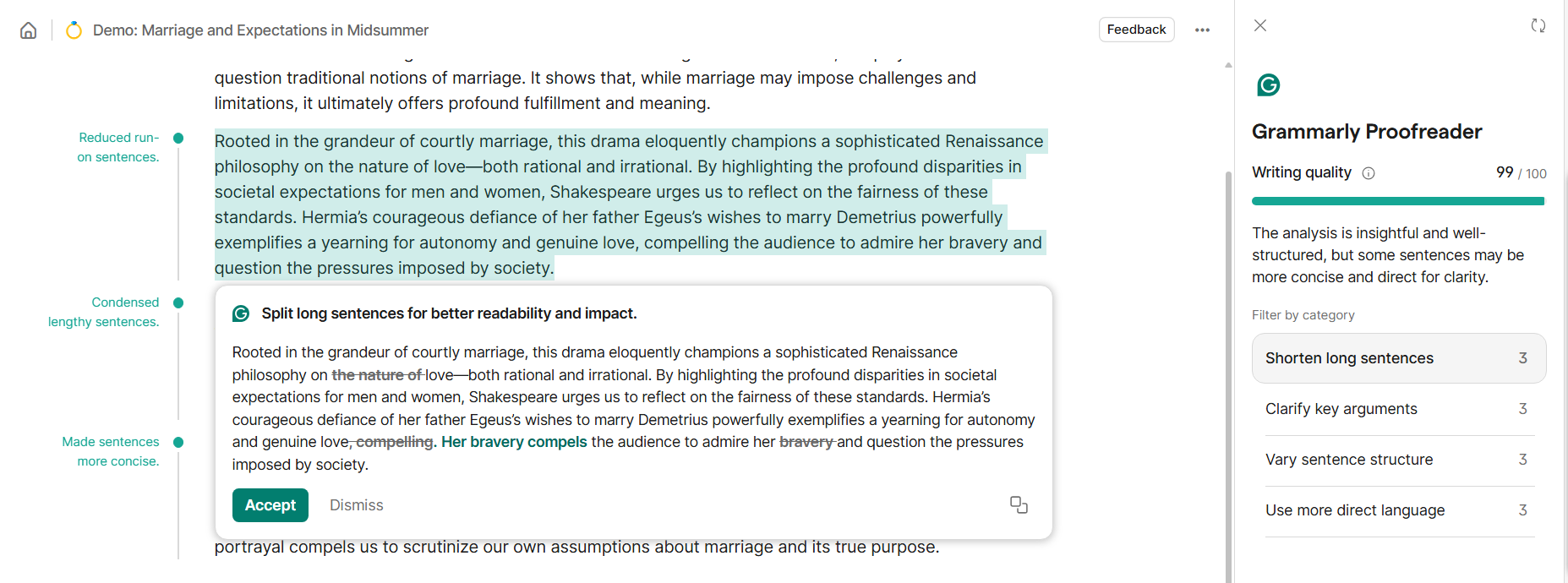 Grammarly Proofreader: Trình soát lỗi nâng cao, giúp phát hiện và sửa lỗi ngữ pháp, chính tả, dấu câu và cấu trúc câu phức tạp.