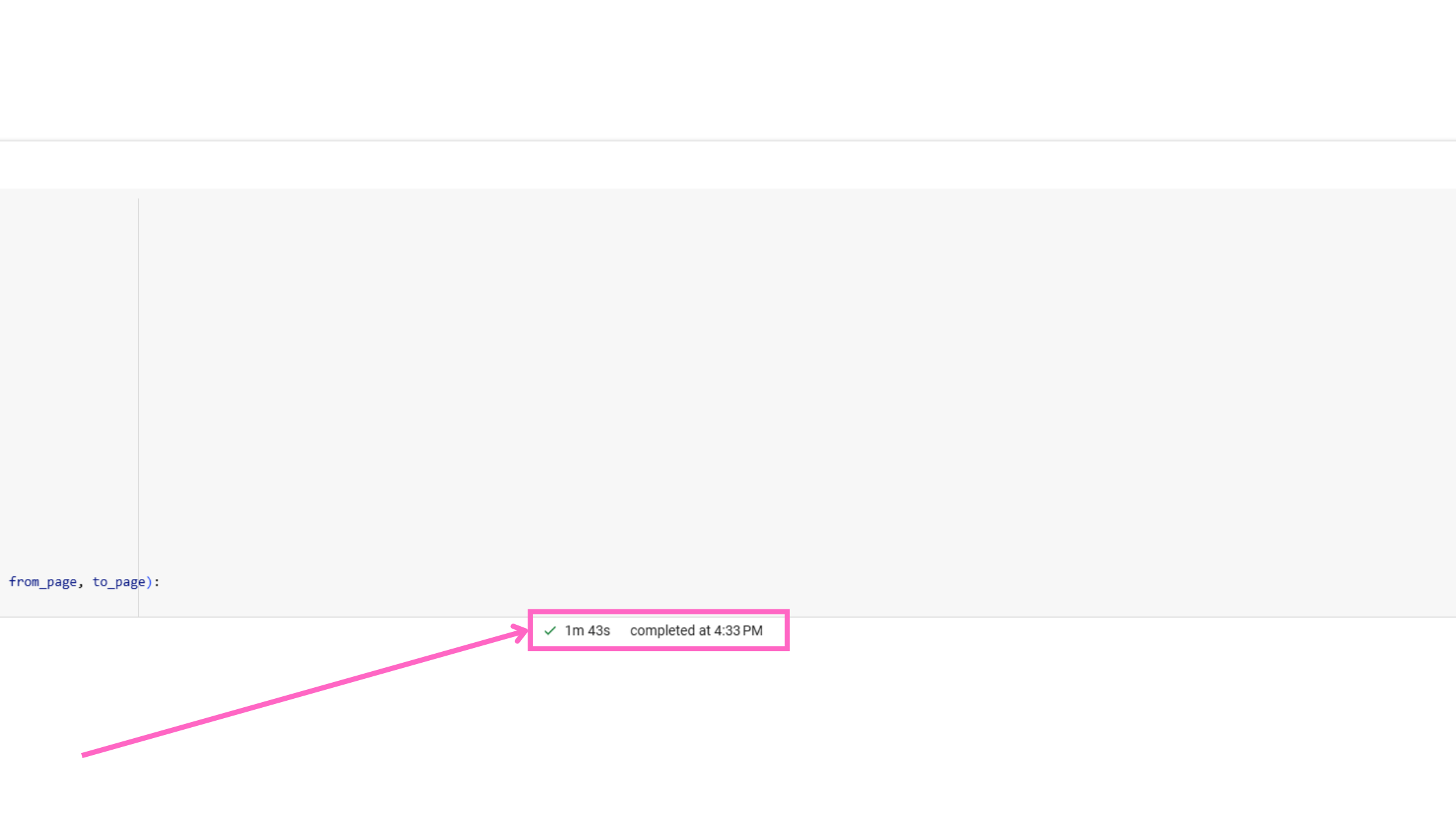 Báo hoàn thành sau khoảng thời gian sao chép