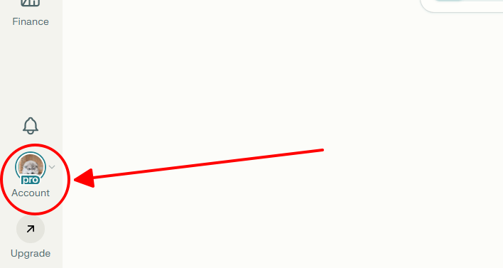 Giao diện tài khoản Perplexity Pro hiển thị biểu tượng Pro trong Comet Browser.