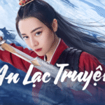 Poster An Lạc Truyện – Địch Lệ Nhiệt Ba trong tạo hình An Lạc cầm kiếm đầy khí chất.