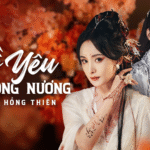 Poster phim Hồ Yêu Tiểu Hồng Nương với Tiểu Hồng Nương và nam chính trong tạo hình cổ trang lãng mạn.