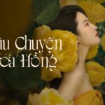 Poster phim Câu Chuyện Hoa Hồng với hình ảnh nữ chính giữa nền hoa hồng vàng.